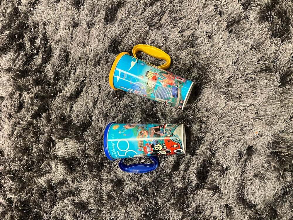 Walt Disney World 50th Anniversary Refillable Resort Mug Set of 2, 16oz